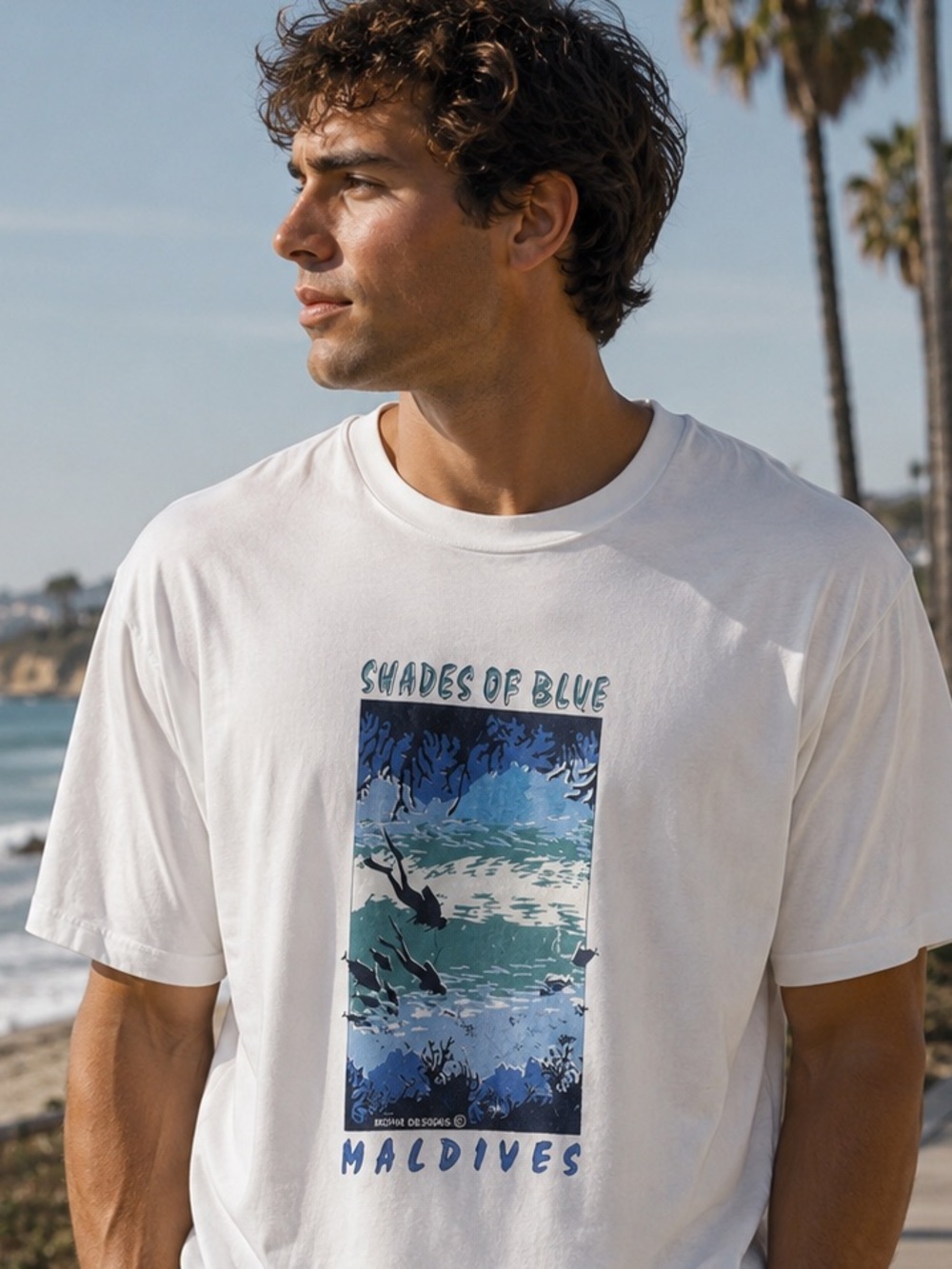 Maldives tee
